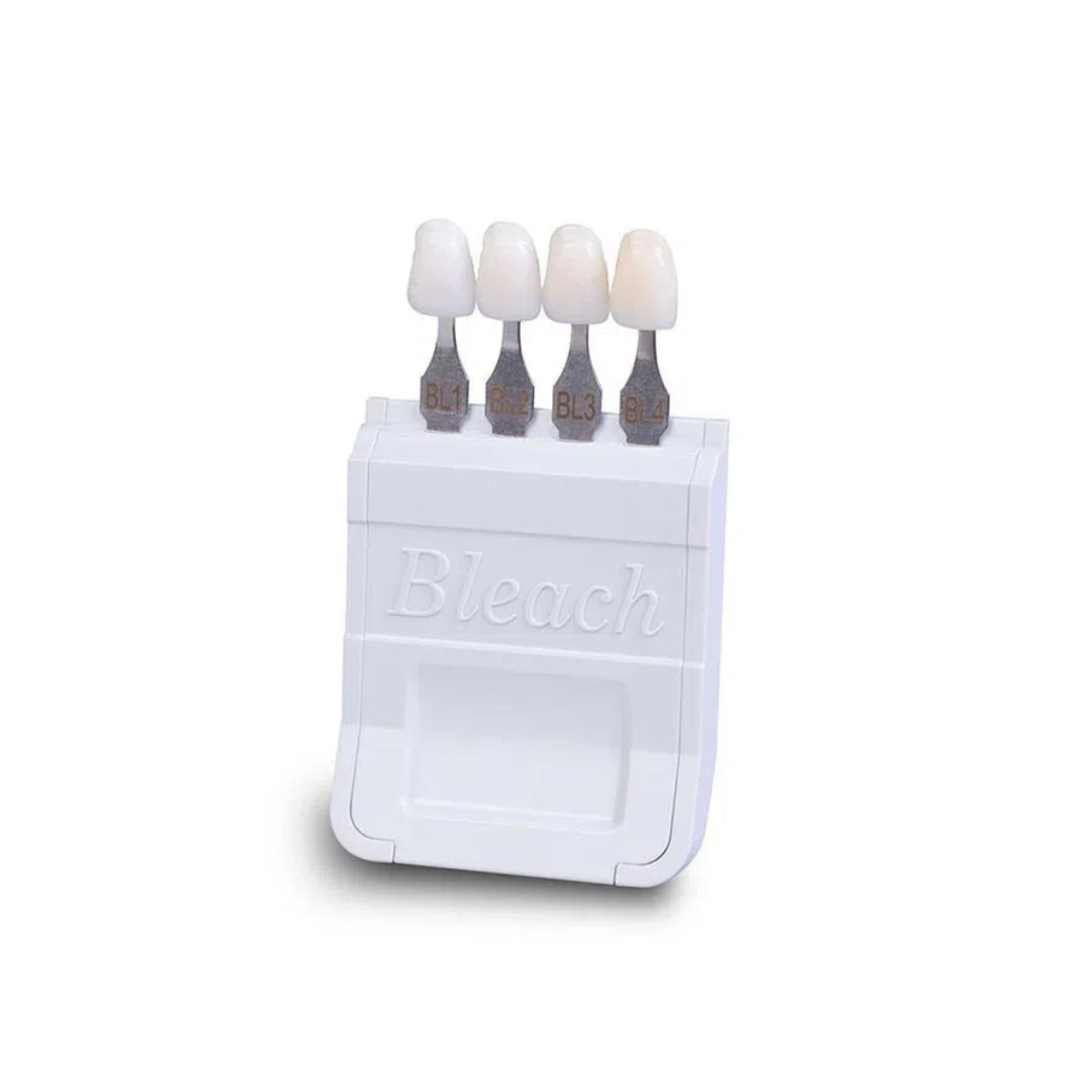 Teeth Whitening Shade Guide - 4 Colors Dental Bleached Shade Guide