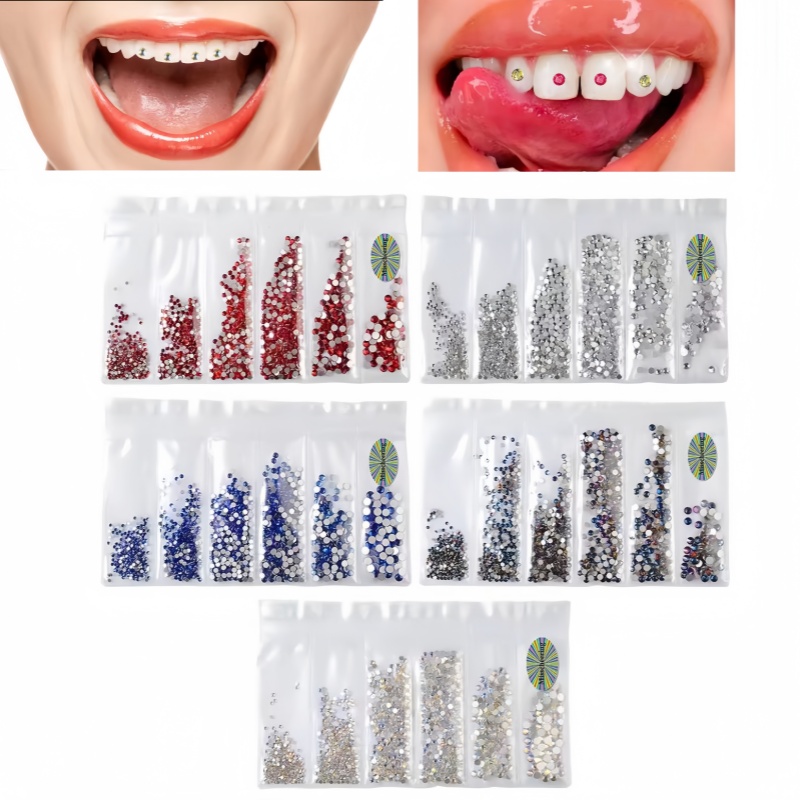 Tooth Gem Kit - 1 Set Teeth Gemstone Decoration DIY