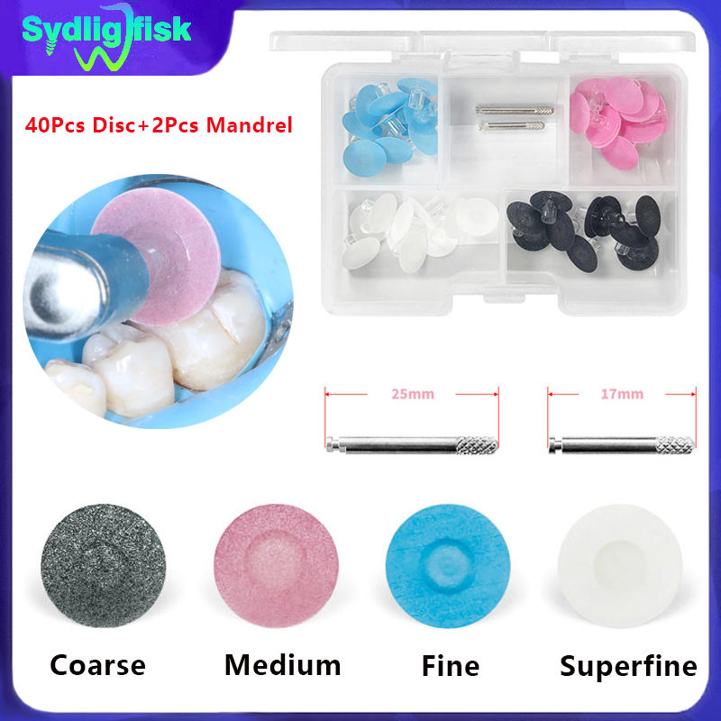 Teeth Whitening Home - 40Pcs Dental Polishing Disc Composite Resin