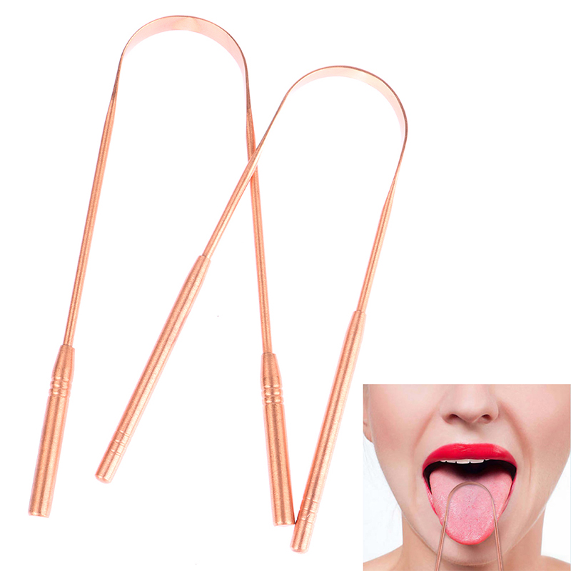 Tongue Scraper Metal - 1pcs Copper Tongue Scraper Cleaner Scraper
