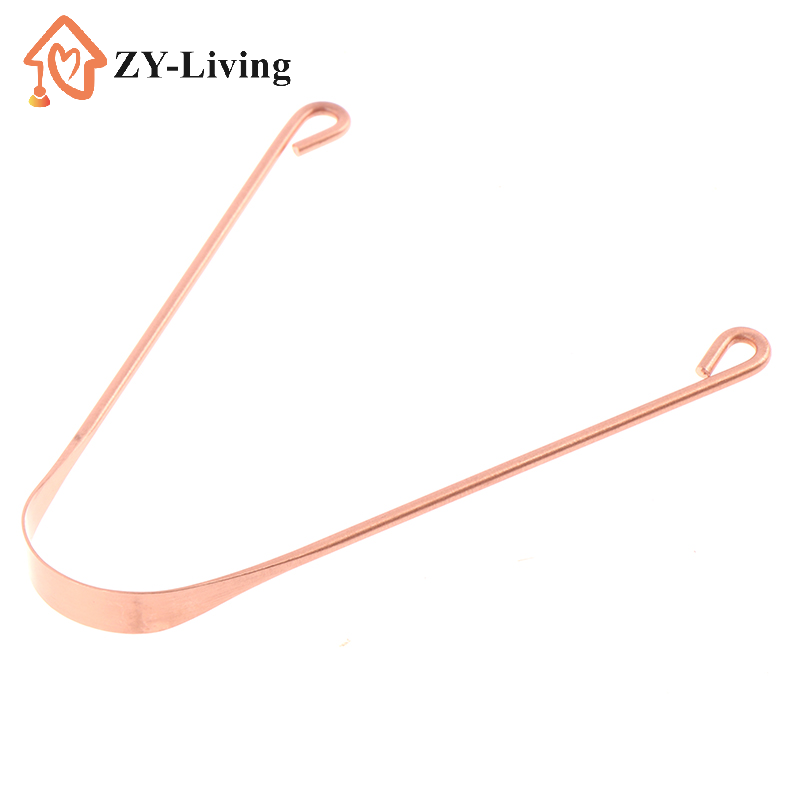 Tongue Scraper Metal - 1Pcs Copper Tongue Scraper for Men