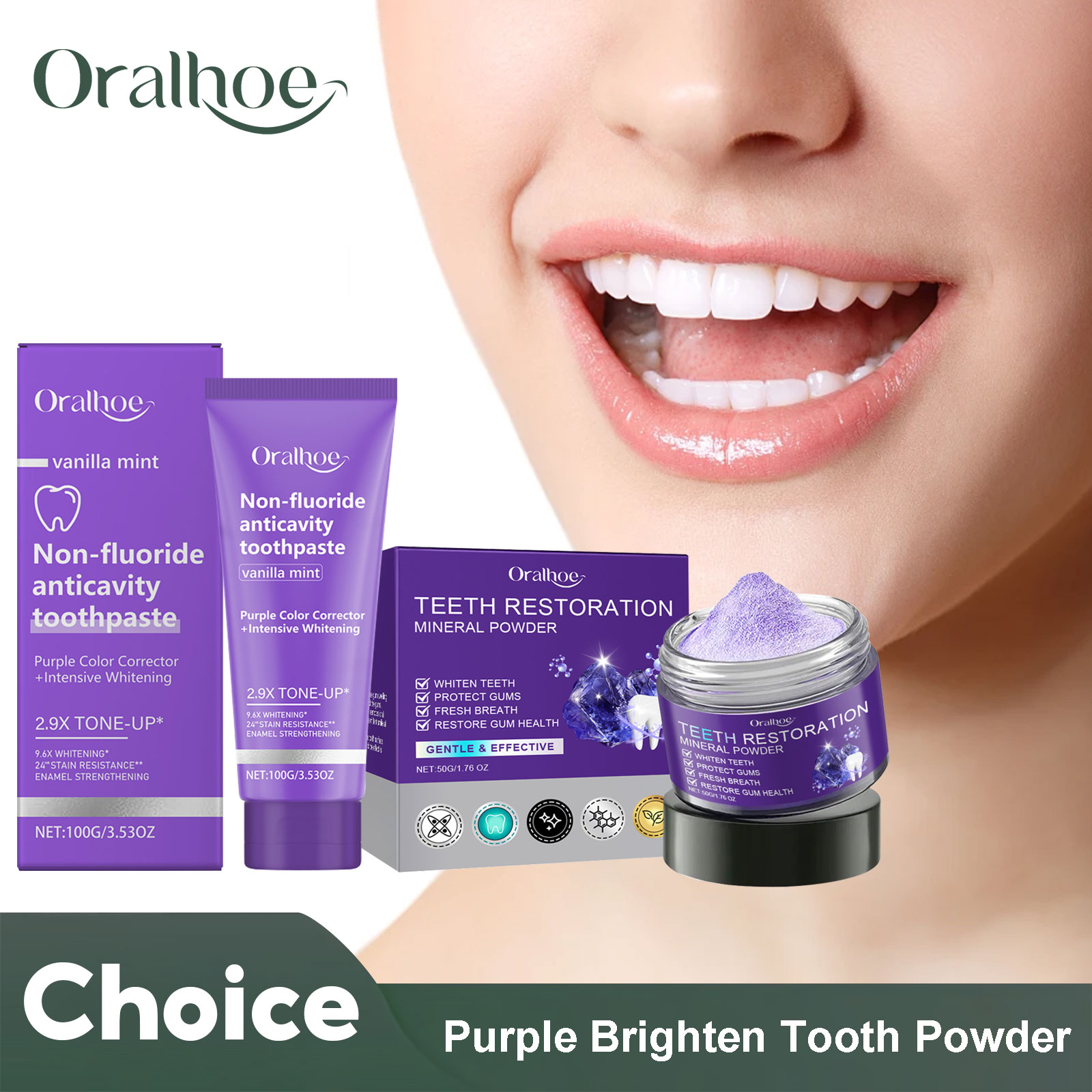 Teeth Whitening China - Teeth Restoration Mineral Powder Teeth Whitening