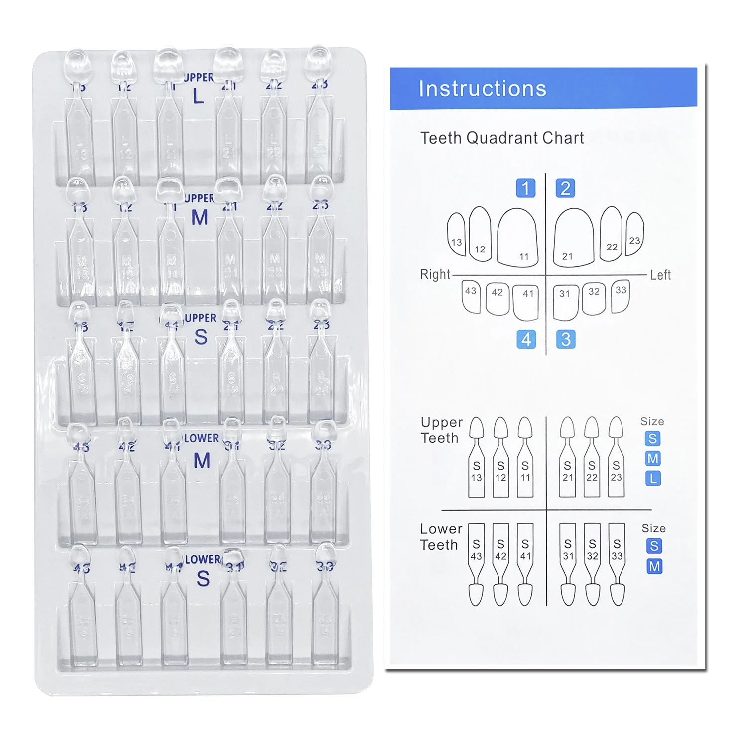 32pcs/Set Dental Veneer Mould  - Teeth Whitening Veneers review and price
