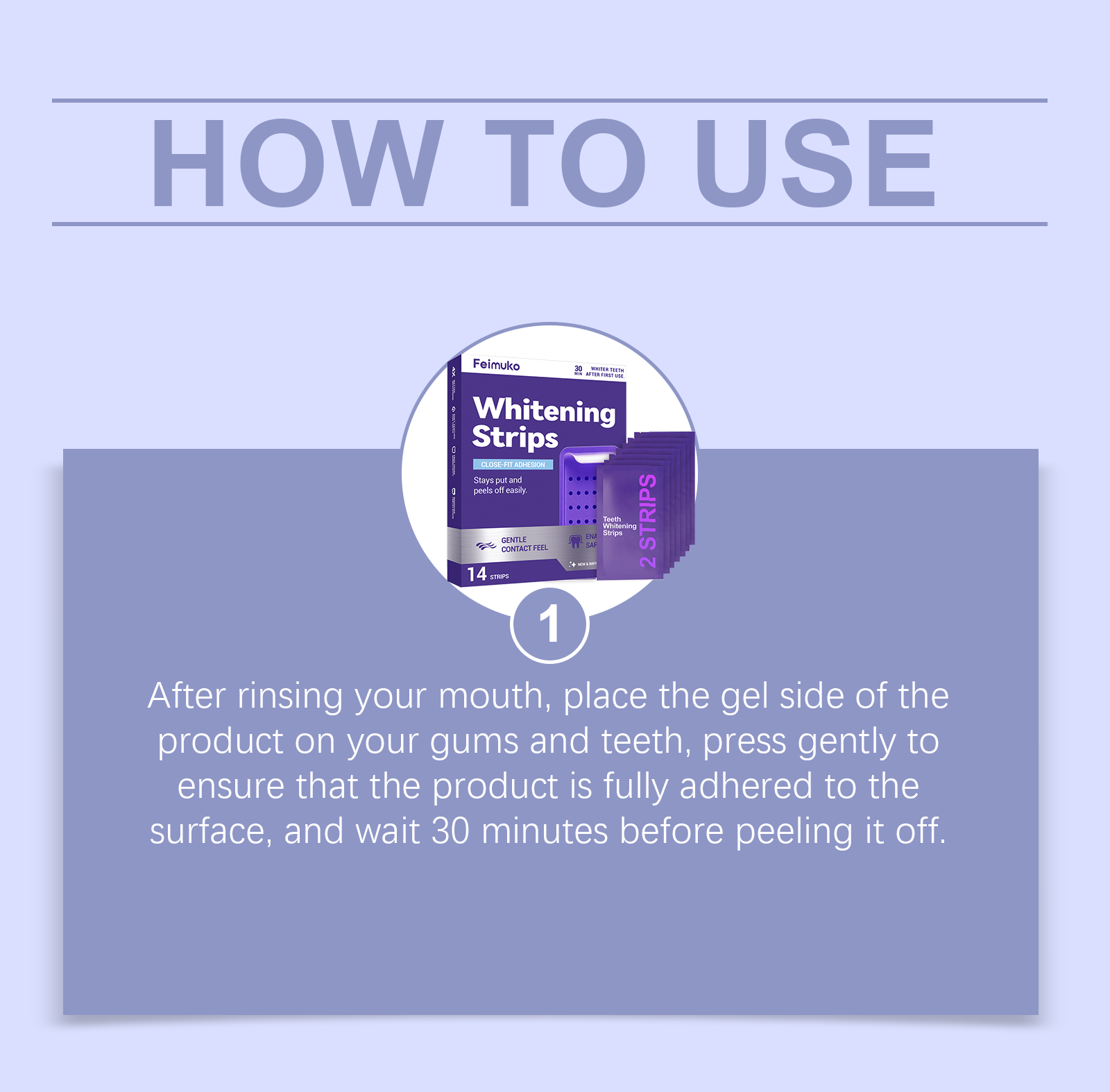 Feimuko Purple Glossy Care Tee - Teeth Whitening Veneers review and price