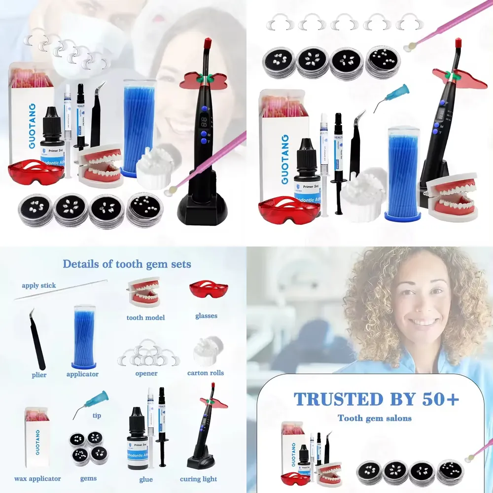 【CHIMU HOME】 Professional DIY  - Tooth Gem Kit review and price