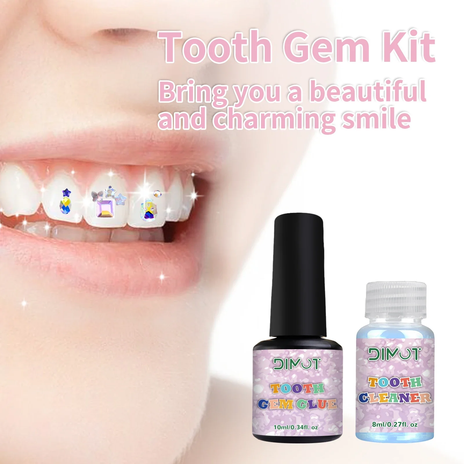 Tooth Jewelry Kit DIY Teeth Ge - Tooth Gem Kit review and price