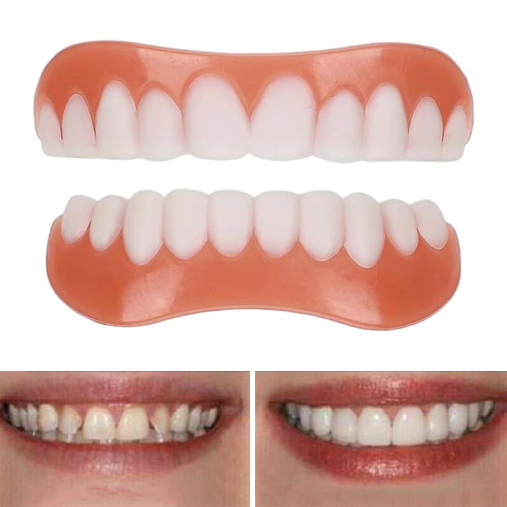 New False Teeth Silicone Upper - Teeth Whitening Veneers review and price