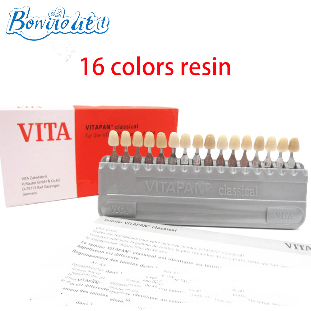 VITA 16 Colors Teeth Shade Gui - Teeth Whitening Shade Guide review and price