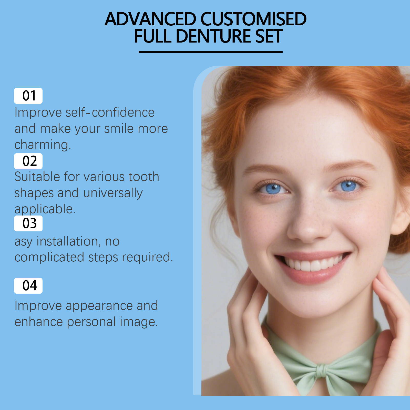 Silicone Denture Set for Upper - Teeth Whitening Veneers review and price