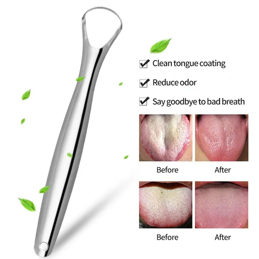 1Pc Portable Single Layer Tong - Tongue Scraper Metal review and price