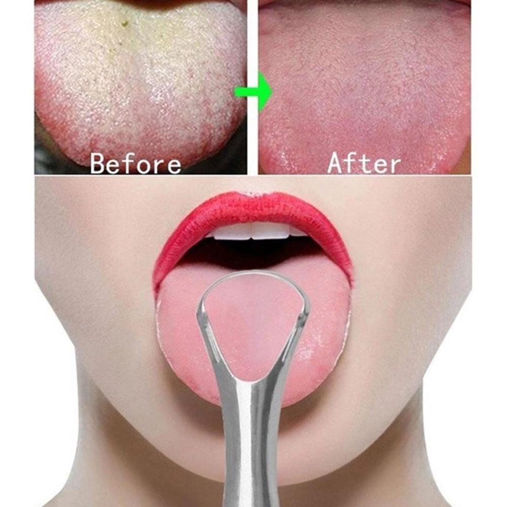 1Pc Portable Single Layer Tong - Tongue Scraper Metal review and price