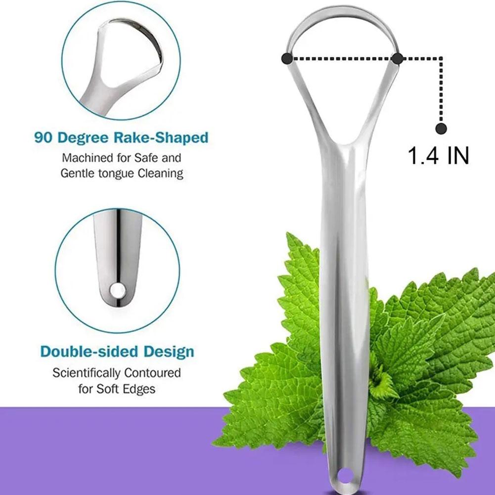 1Pc Portable Single Layer Tong - Tongue Scraper Metal review and price