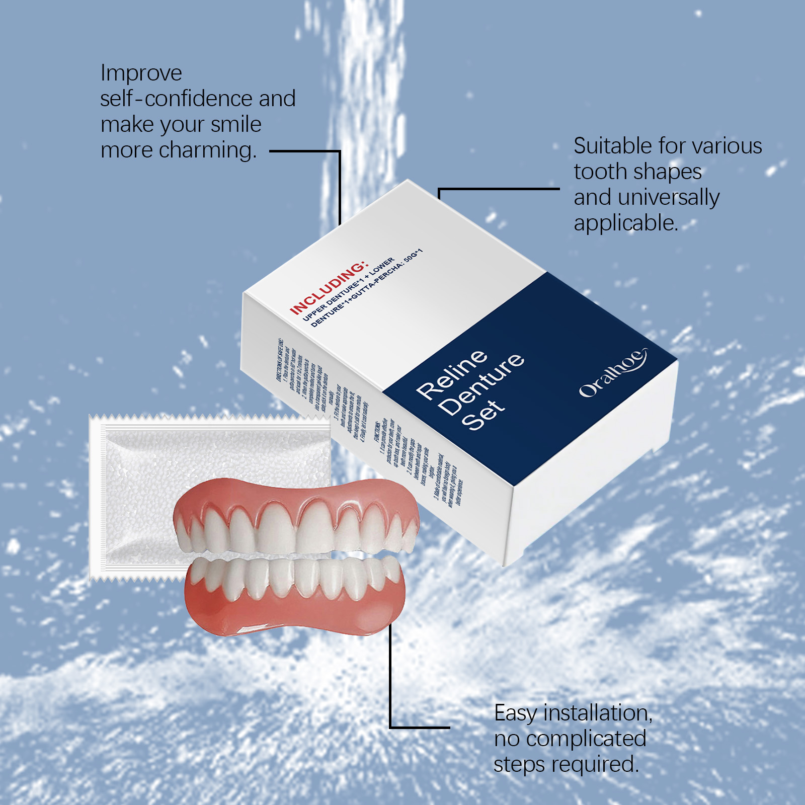 False Teeth Dentures Temporary - Teeth Whitening Veneers review and price