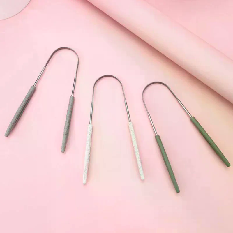 1 piece of oral hygiene U-shap - Tongue Scraper Metal review and price