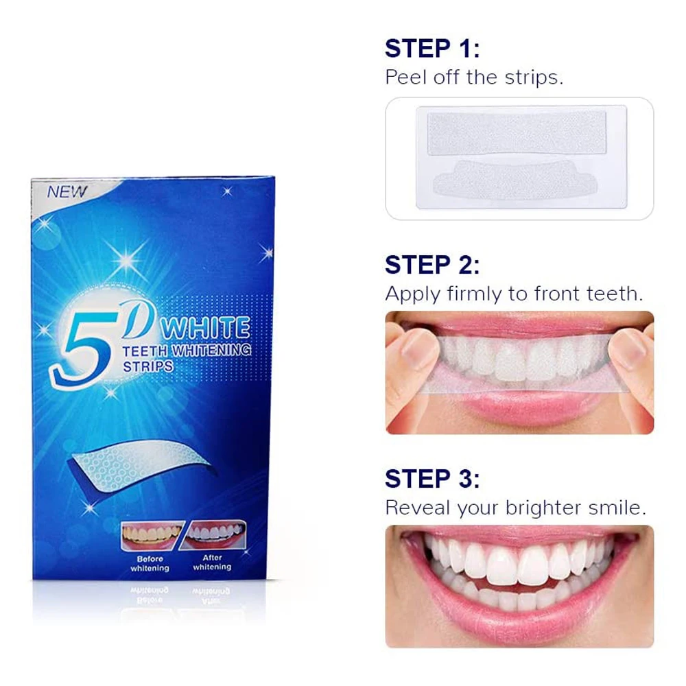 Teeth Whitening Stickers 3D/5D - Whitening Strip 3D review and price