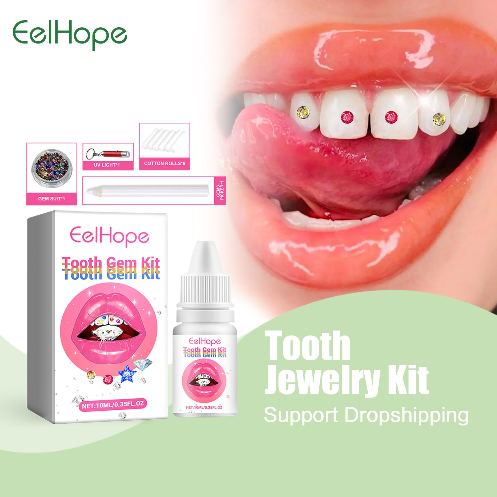 DIY Tooth Gems Kit With Glue A - Tooth Gem Kit review and price