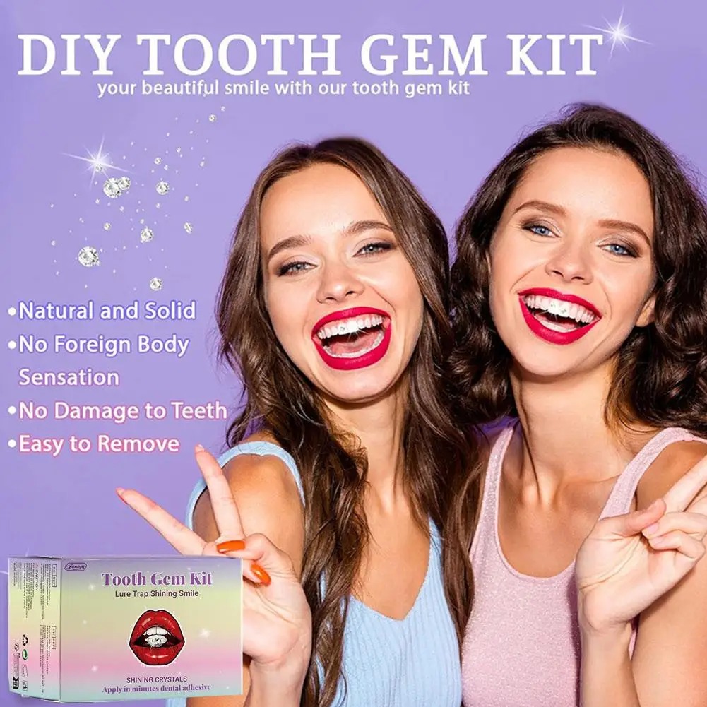 DIY Teeth Gems Kit Clear Preci - Tooth Gem Kit review and price