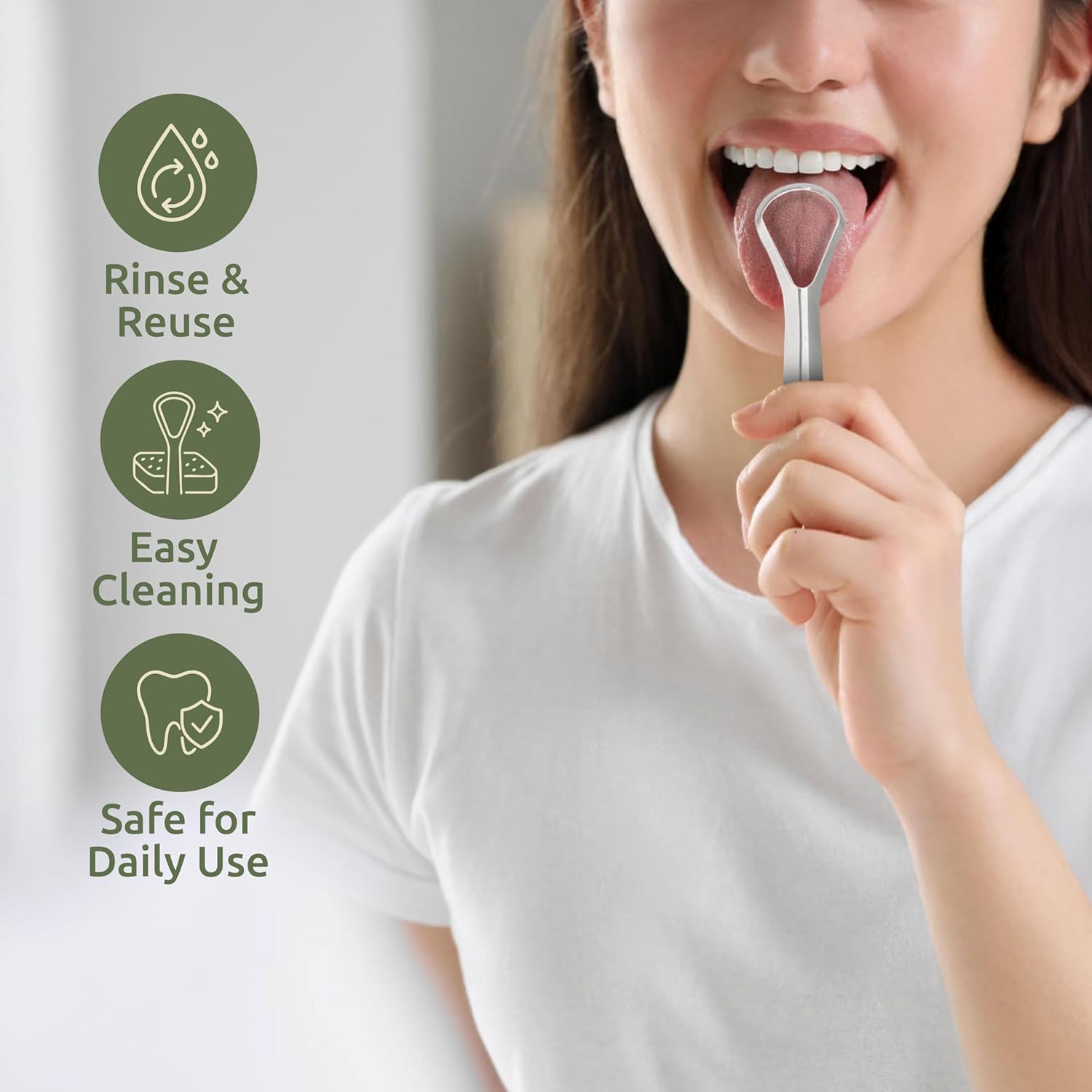 1/2pcs Stainless Steel Tongue  - Tongue Scraper Metal review and price