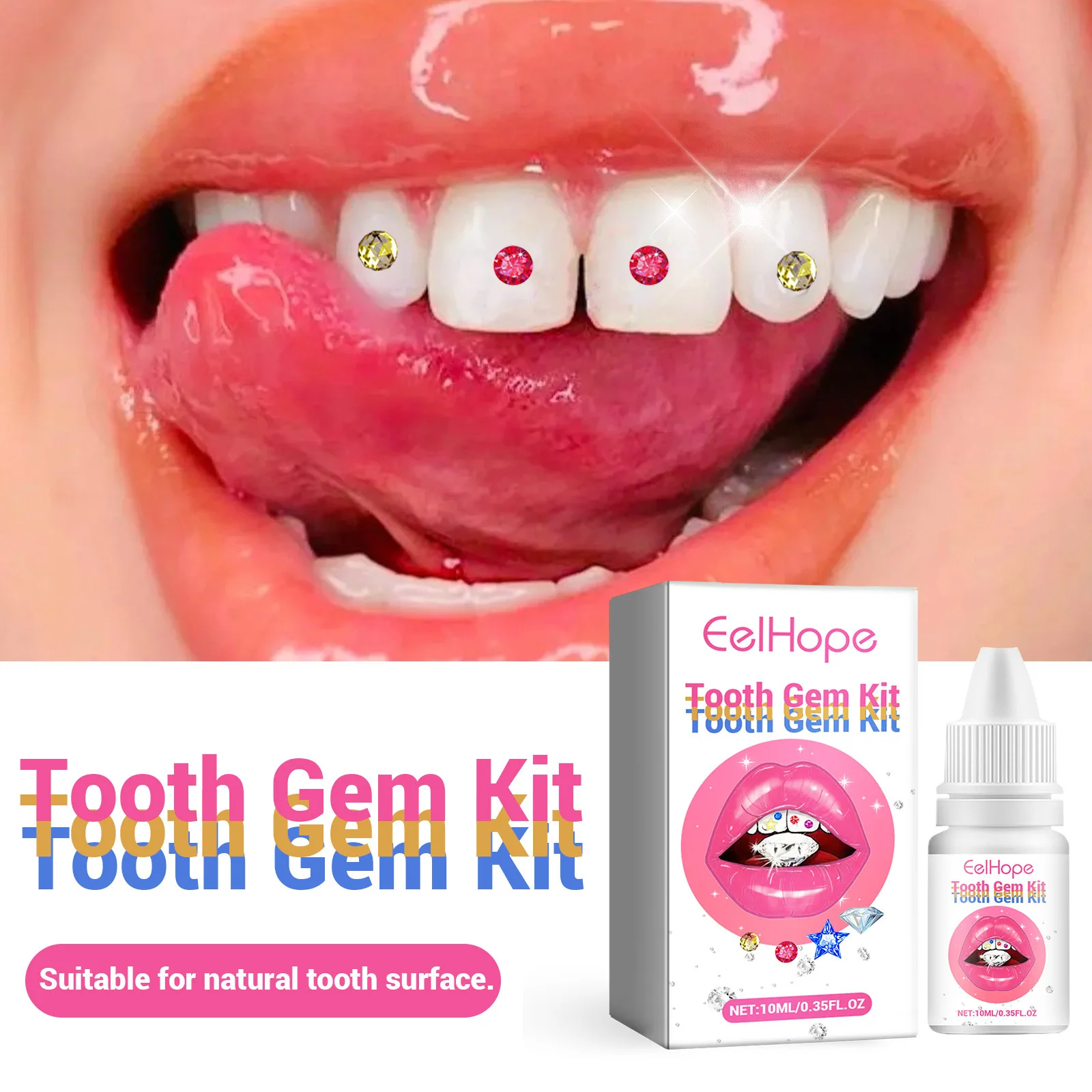 Tooth Jewelry Kit DIY Clear Pr - Tooth Gem Kit review and price