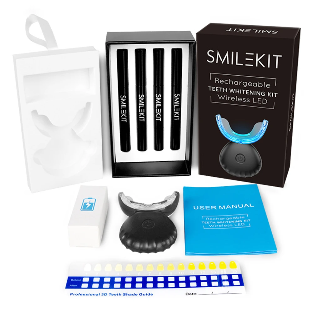 Dental Teeth Whitening Kit Min - Teeth Whitening With Blue Light review and price