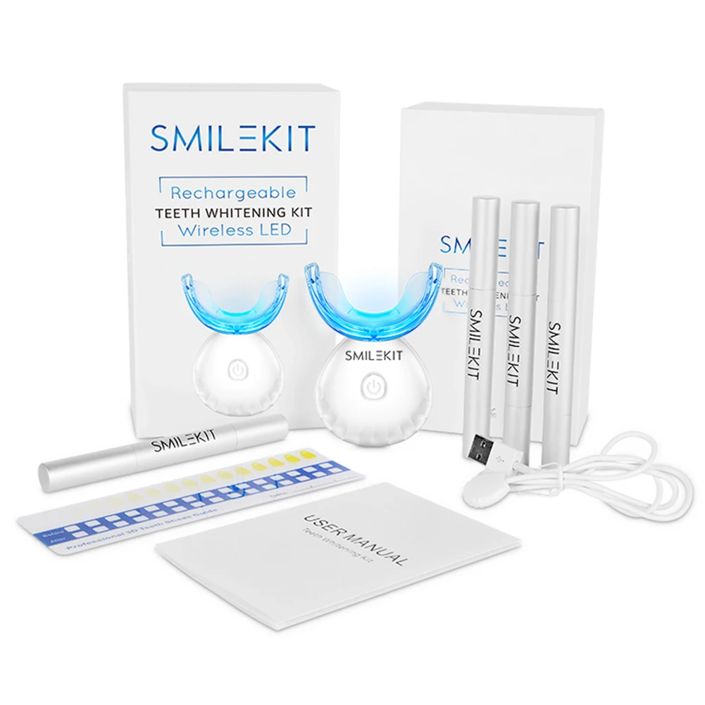 Dental Teeth Whitening Kit Min - Teeth Whitening With Blue Light review and price