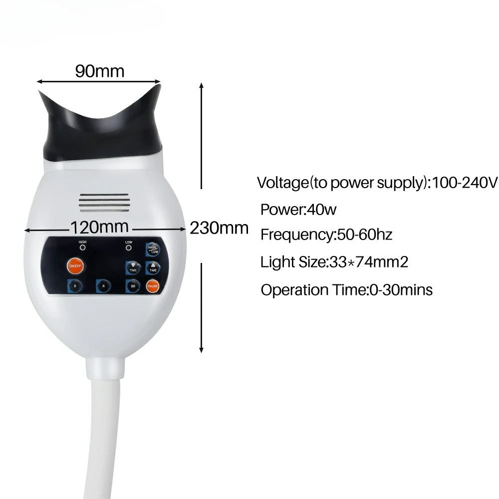 Adjustable 3 Colors LED Teeth  - Teeth Whitening China review and price