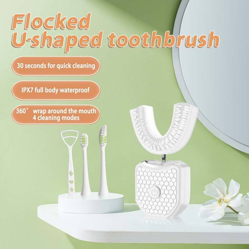 U-shaped electric toothbrush - - Teeth Whitening Device review and price