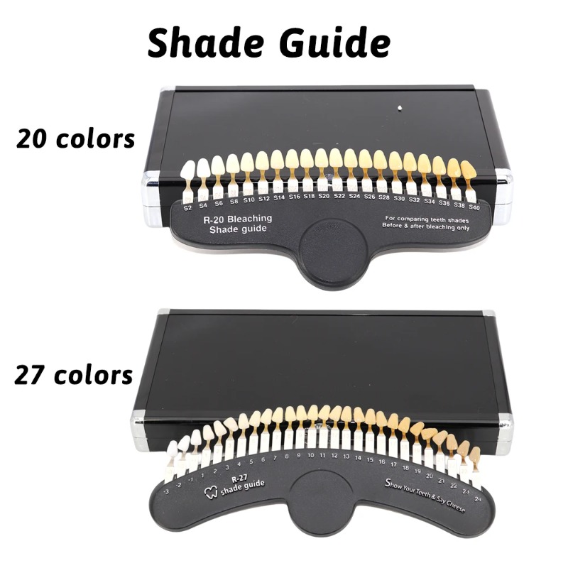 20/27 Colors 3D Dental Lab Ble - Teeth Whitening Shade Guide review and price