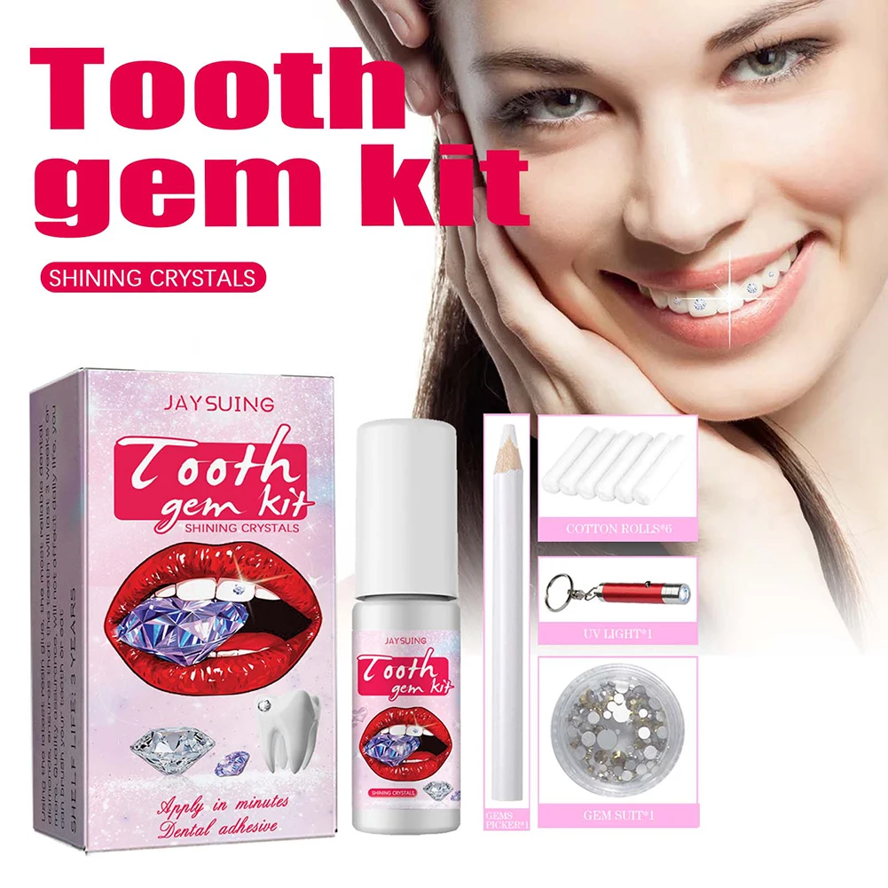 DIY Tooth Gems Kit with Crysta - Tooth Gem Kit review and price